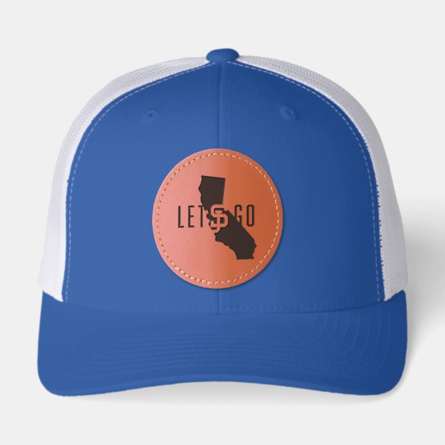 lets go SJ Leather Patch Hat (Front)