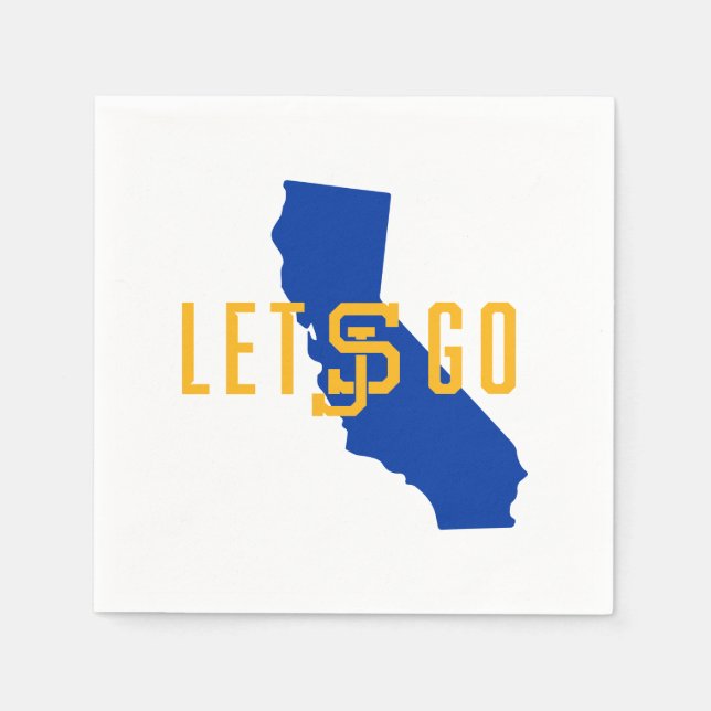lets go SJ Napkins (Front)