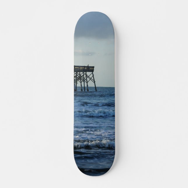 Let's Go Surfing Skateboard Deck (Front)