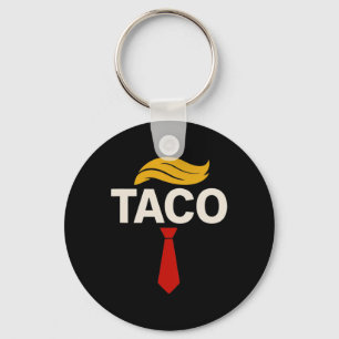 Let's Go Taco Funny Trump Always Chickens Out 29  Keychain