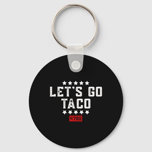 Let's Go Taco &#   Keychain (Front)