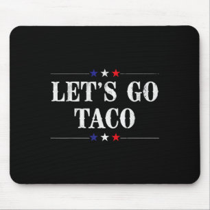 Let's Go Taco Retro Vintage Let's Go Taco Mouse Pad