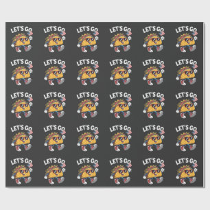 Let's Go TACO Trump  4th Of July Taco Lovers Wrapping Paper