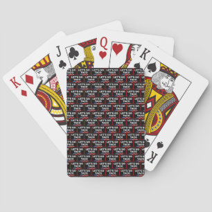 Let's Go Taco Trump Always Chickens Out Funny Poker Cards