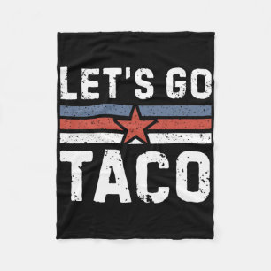 Let's Go Taco - Vintage 2 Fleece Blanket