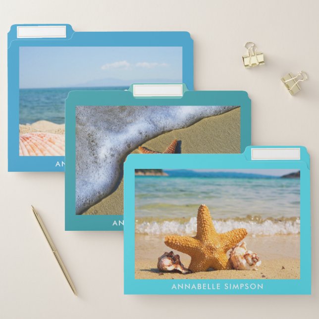Let's Go To The Beach File Folder (Set)