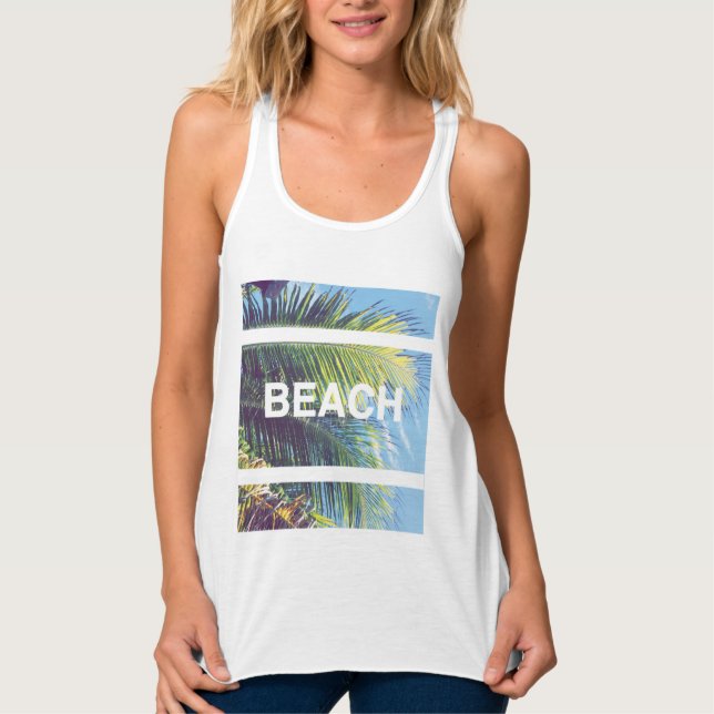 Let's Go To The BEACH! Tank (Front)