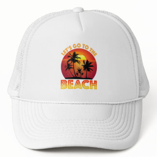 Let's Go To The Beach Trucker Hat
