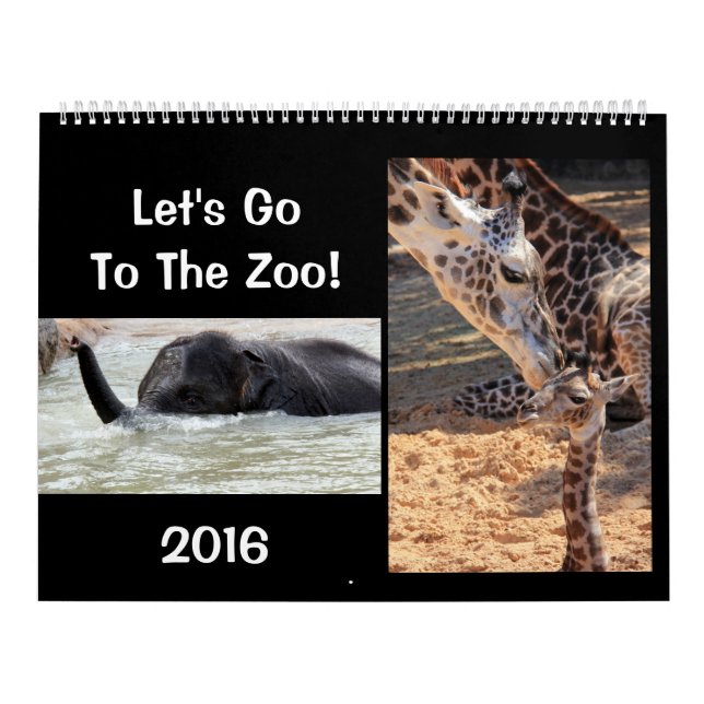 Lets Go To The Zoo! Fun Animal Calendar (Cover)