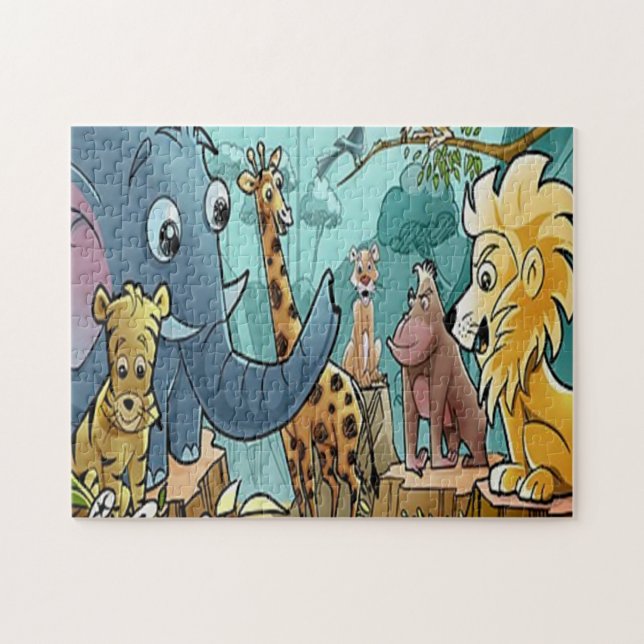 Lets Go To The Zoo - Puzzle (Horizontal)