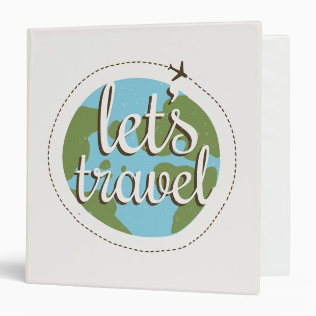 Lets Go Travel 3 Ring Binder (Front/Inside)