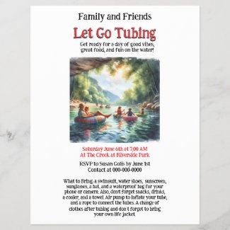 Let's Go Tubing Family Friends 