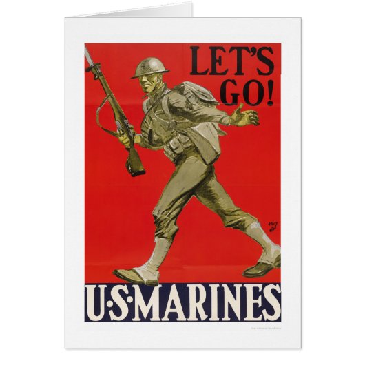 Let's Go! U.S. Marines. Cards (Front)
