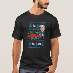 Let's Go Ugly Christmas Sweater Funny Poopy Joe Po