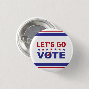 Let's Go Vote Button