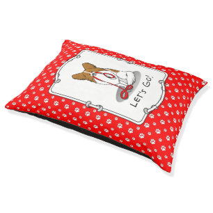Let's Go! (walk) Papillon (white & red) Dog Cute Pet Bed