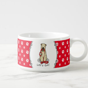 Let's Go! Walk Wheaten Terrier Dog (wheaten 1b2) Bowl