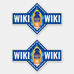 Let&#39;s Go Wiki Wiki Sticker