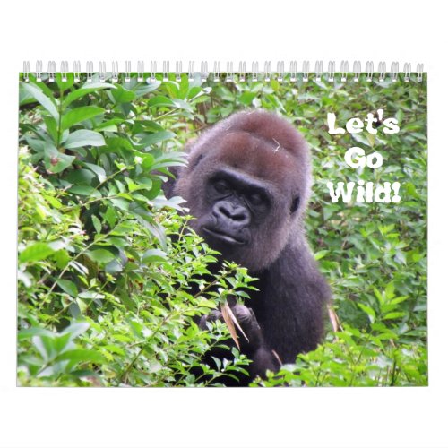 Lets Go Wild _ Wild Animal Calendar Edition 1