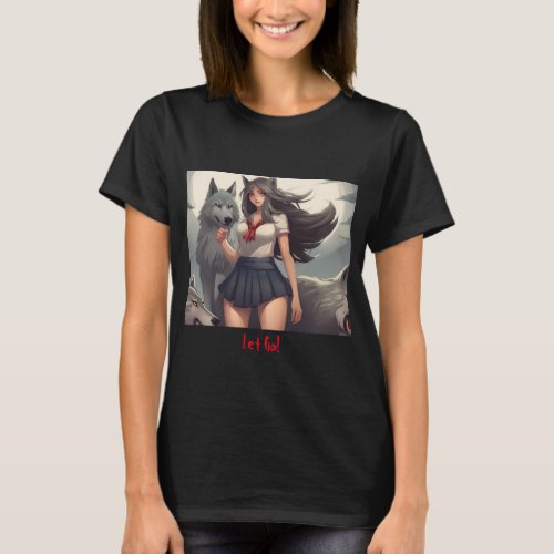 Lets go wolf trainer T_Shirt