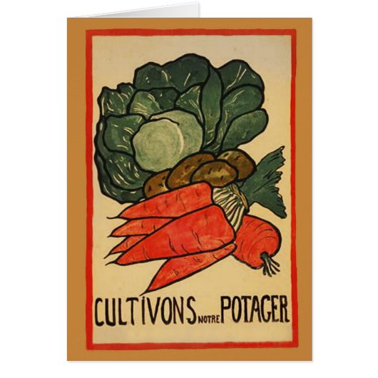 Let's Grow a Vegetable Garden Cards (Front)