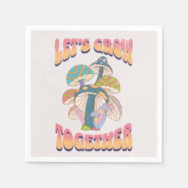 Let's grow together napkins (Front)