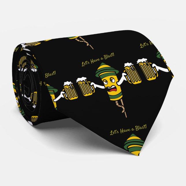 Let's Have a Blast Thunder-Cove  Neck Tie (Rolled)