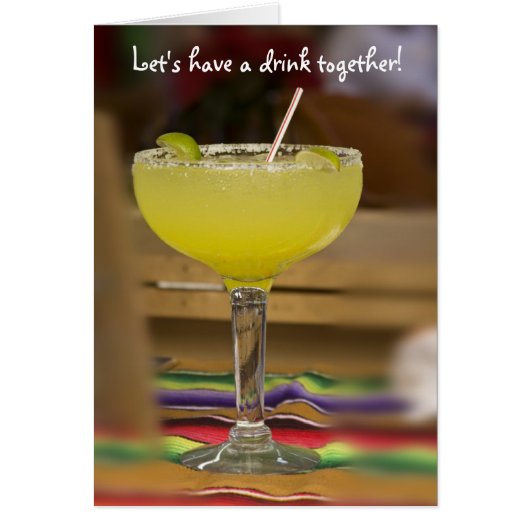 Let's have a drink together! cards (Front)