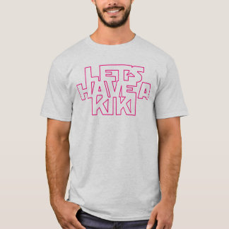 Let's Have A Kiki Shirt - Pink/Grey