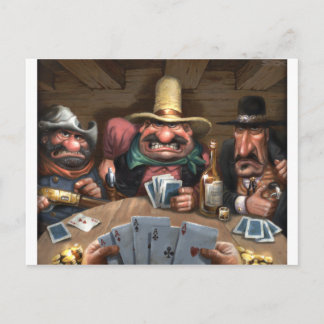 Let's have a look at them cards! postcard