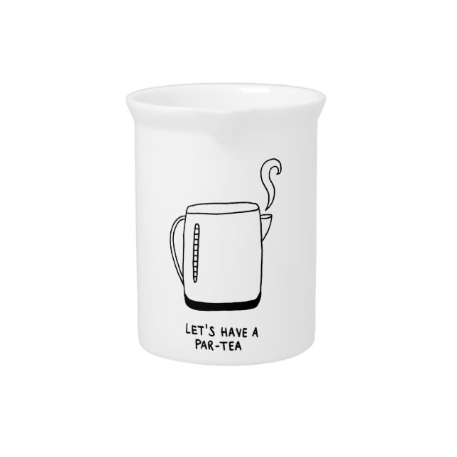 Let's Have a Par-Tea Pitcher (Front)