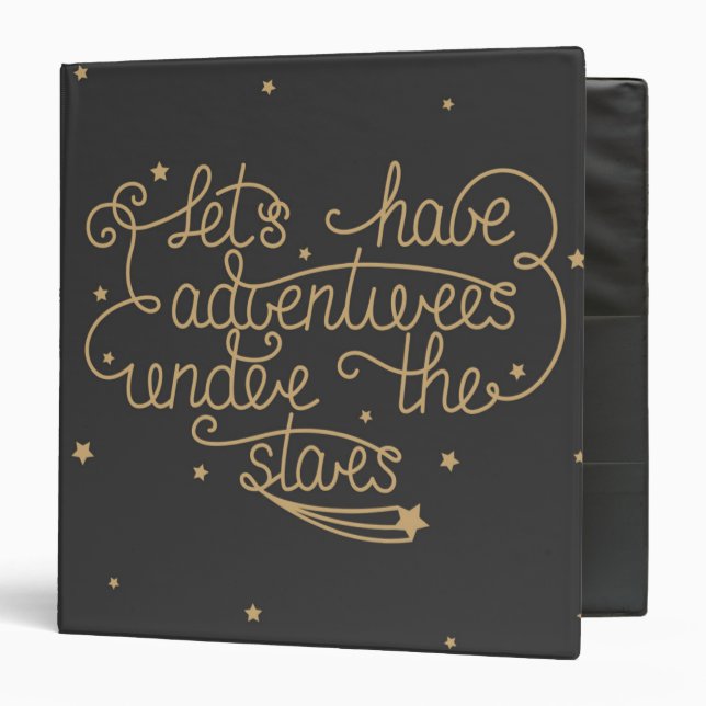Lets Have Adventures 3 Ring Binder (Front/Inside)