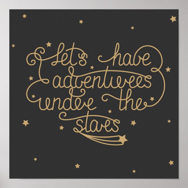 Lets Have Adventures Poster (Front)