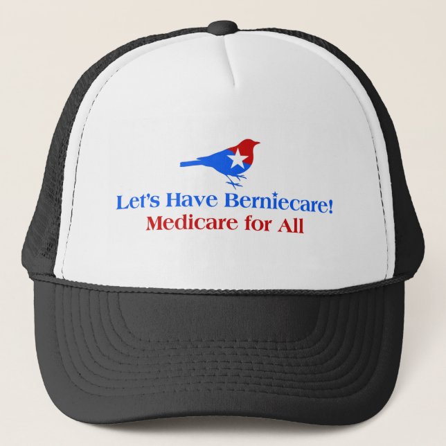 Let's Have Berniecare - Medicare For All Trucker Hat (Front)