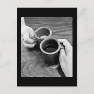 Let's Have Coffee Postcard