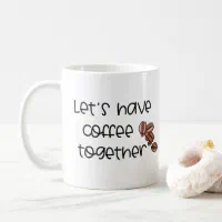 Cute Coffee and Donut Complete Couple Coffee Mug, Zazzle