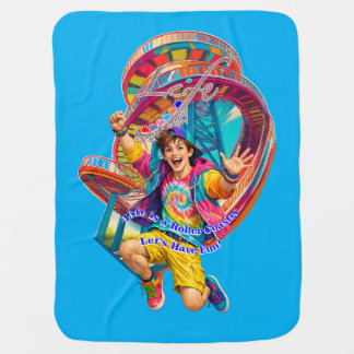 Let's Have Fun Clipboard Baby Blanket