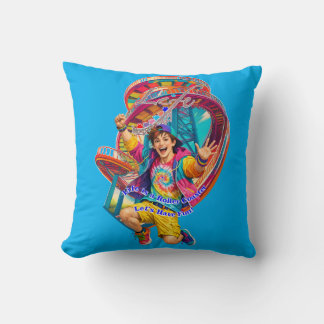 Let's Have Fun Clipboard Throw Pillow