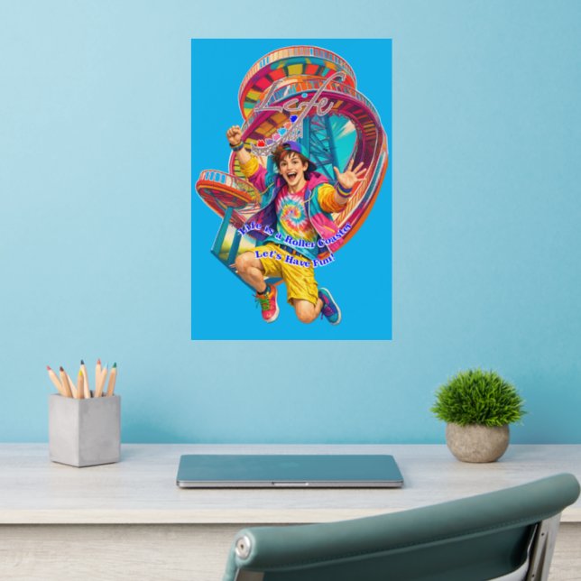 Let's Have Fun Clipboard Wall Decal (Home Office 2)