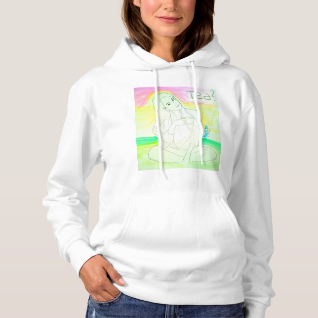 Let's Have Some Tea Hoodie (Front)