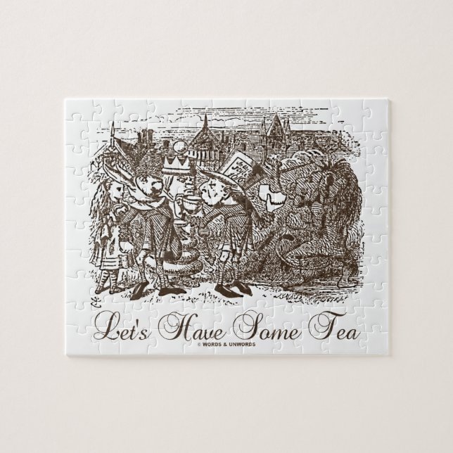 Let's Have Some Tea (Wonderland Alice) Jigsaw Puzzle (Horizontal)