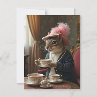 Let's Have Tea Postcard