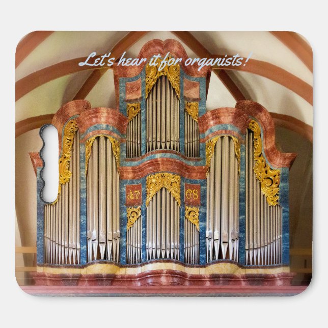 Let's hear it for organists cushion (Front Horizontal)