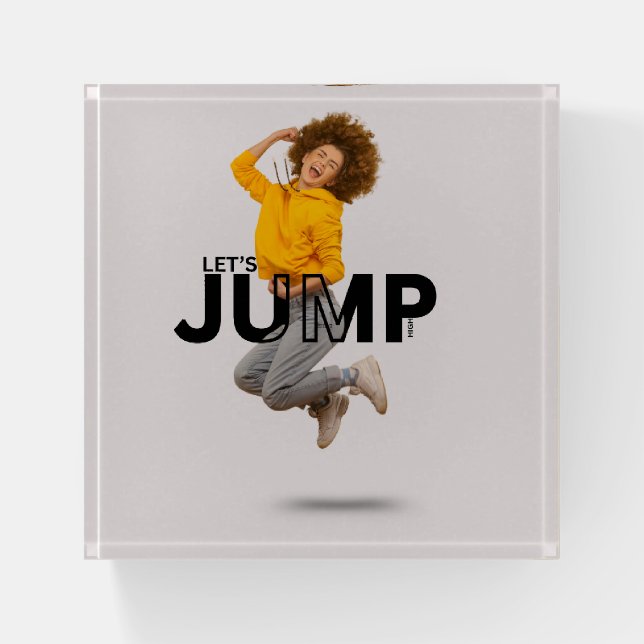 LET'S HIGH JUMP PAPERWEIGHT (Front)