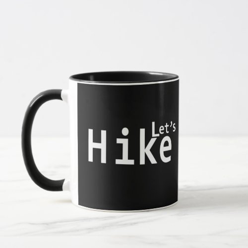 lets hike mug