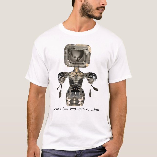 Let's Hook Up Soon Customizable T-Shirt (Front)
