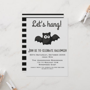 LET'S HUNG HALLOWEEN PARTY INVITATION