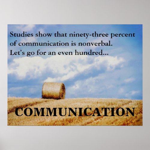Lets improve our communications skills 3 poster