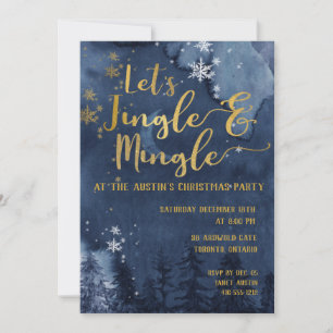 Let's Jingle & Mingle Holiday Party Invitation