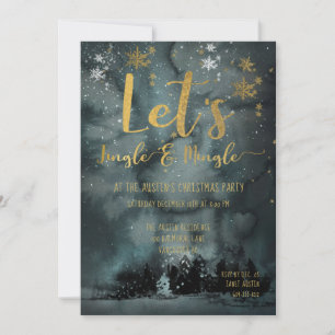 Let's Jingle & Mingle Holiday Party Invitation